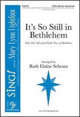 It's So Still in Bethlehem SATB choral sheet music cover